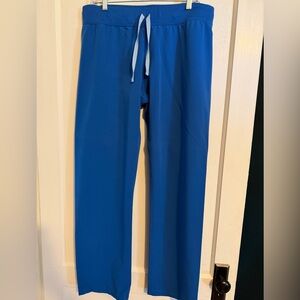 FIGS Livingston Scrub Pants L Royal Blue